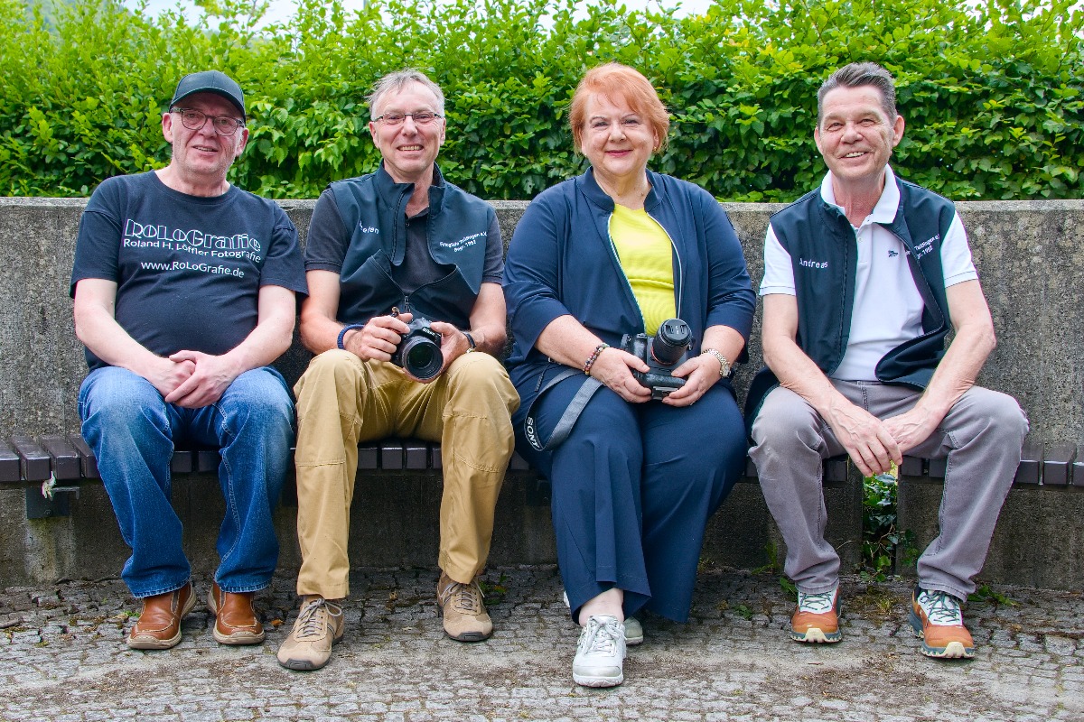 Von links: Roland Löffler (Vorsitzender), Stefan Zamel (Stellvertretender Vorsitzender), Marietta Züfle-Roth (Kassiererin), Andreas Joppe (Technischer Leiter und Ausschussmitglied)