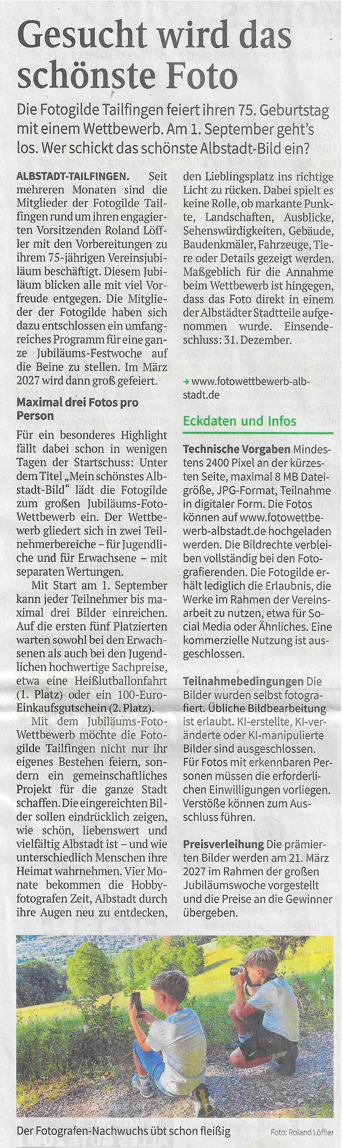2026 02 14 Zollern Alb Kurier Workshops Fotogilde 1